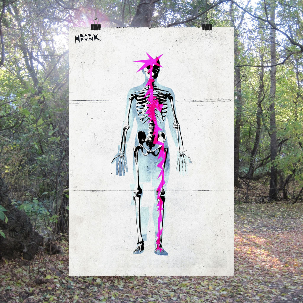 HEADFUNK SKELETON poster
